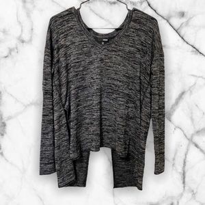 ARITZIA WILFRED | HEATHER GREY OPEN BACK TOP